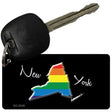 New York Rainbow State Novelty Aluminum Key Chain KC-6346