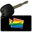 Washington Rainbow State Novelty Aluminum Key Chain KC-6361