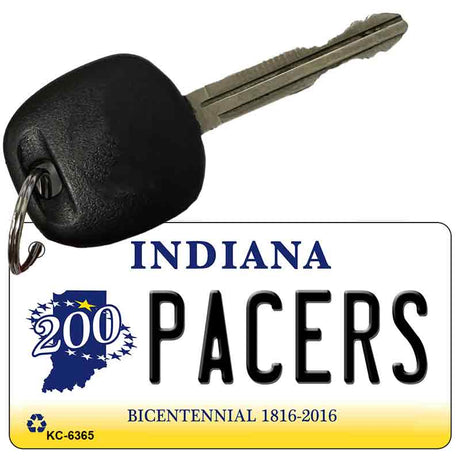 Pacers Indiana State License Plate Tag Novelty Key Chain KC-6365