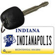 Indianapolis Indiana State License Plate Tag Novelty Key Chain KC-6377