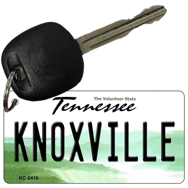 Knoxville Tennessee License Plate Tag Key Chain KC-6416