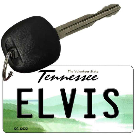 Elvis Tennessee License Plate Tag Key Chain KC-6422