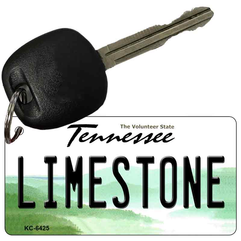 Limestone Tennessee License Plate Tag Key Chain KC-6425