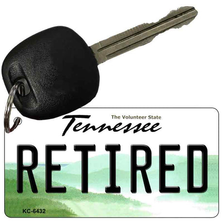 Retired Tennessee License Plate Tag Key Chain KC-6432