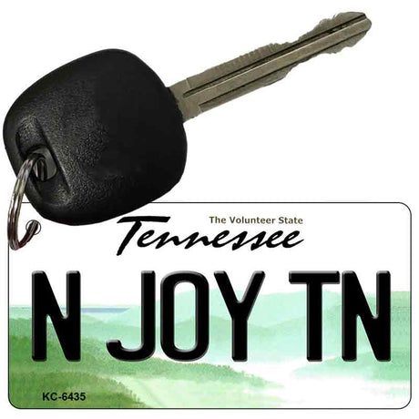 N Joy TN Tennessee License Plate Tag Key Chain KC-6435