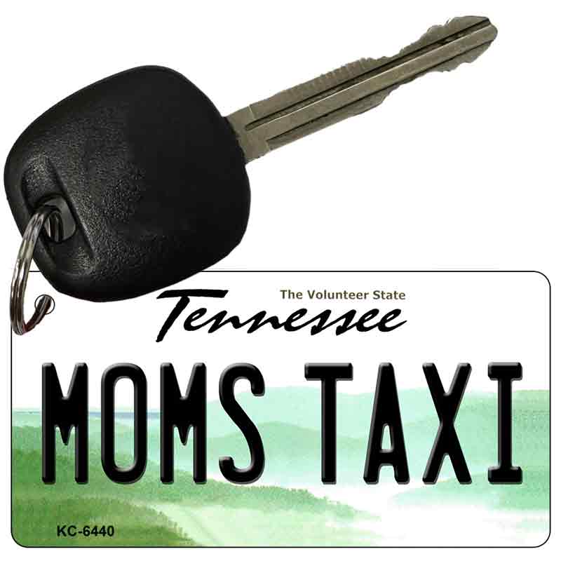 Moms Taxi Tennessee License Plate Tag Key Chain KC-6440