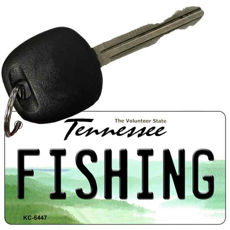 Fishing Tennessee License Plate Tag Key Chain KC-6447