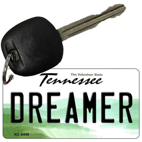 Dreamer Tennessee License Plate Tag Key Chain KC-6449