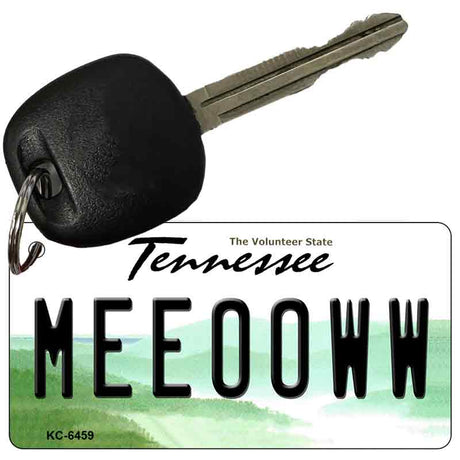 Meeooww Tennessee License Plate Tag Key Chain KC-6459