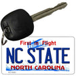 North Carolina State University Novelty Metal Key Chain KC-6461