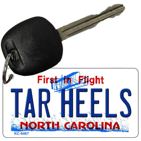 Tar Heels North Carolina State License Plate Tag Key Chain KC-6467