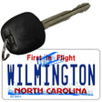 Wilmington North Carolina State License Plate Tag Key Chain KC-6473