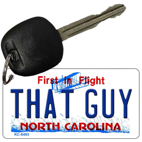 That Guy North Carolina State License Plate Tag Key Chain KC-6493