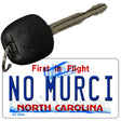 No Murci North Carolina State License Plate Tag Key Chain KC-6502