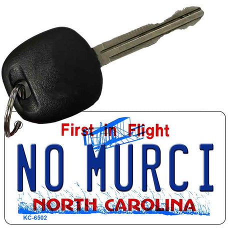 No Murci North Carolina State License Plate Tag Key Chain KC-6502