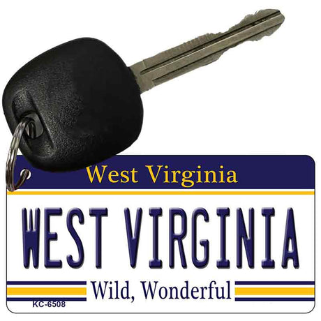 West Virginia License Plate Tag Key Chain KC-6508