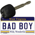 Bad Boy West Virginia License Plate Tag Key Chain KC-6516