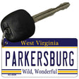 Parkersburg West Virginia License Plate Tag Key Chain KC-6539