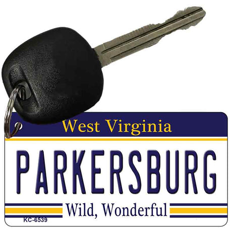 Parkersburg West Virginia License Plate Tag Key Chain KC-6539