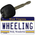 Wheeling West Virginia License Plate Tag Key Chain KC-6542