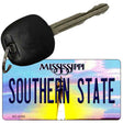 Southern State Mississippi State License Plate Tag Key Chain KC-6553