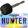 Hunter Mississippi State License Plate Tag Key Chain KC-6574