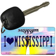 I Love Mississippi State License Plate Tag Key Chain KC-6581