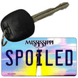 Spoiled Mississippi State License Plate Tag Key Chain KC-6591