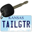 Tailgtr Kansas State License Plate Tag Novelty Key Chain KC-6599