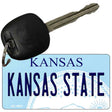 Kansas State University License Plate Tag Novelty Key Chain KC-6601