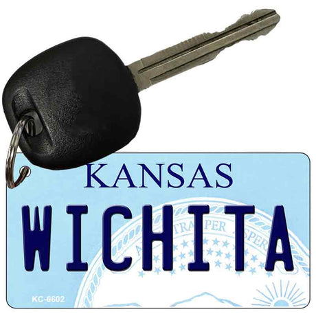 Wichita Kansas State License Plate Tag Novelty Key Chain KC-6602