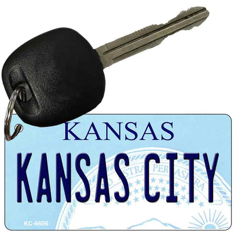 Kansas City State License Plate Tag Novelty Key Chain KC-6606