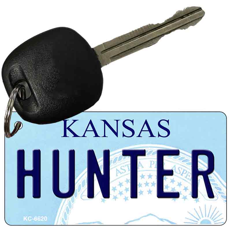 Hunter Kansas State License Plate Tag Novelty Key Chain KC-6620