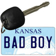 Bad Boy Kansas State License Plate Tag Novelty Key Chain KC-6623