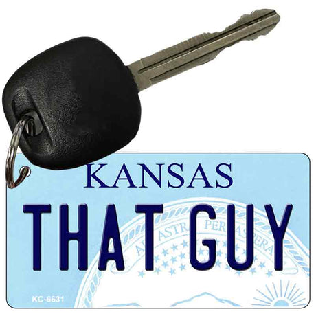 That Guy Kansas State License Plate Tag Novelty Key Chain KC-6631