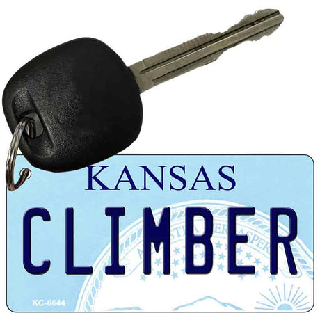 Climber Kansas State License Plate Tag Novelty Key Chain KC-6644