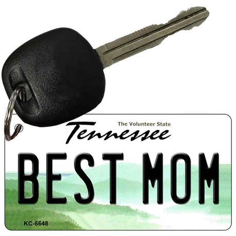 Best Mom Tennessee License Plate Tag Key Chain KC-6648