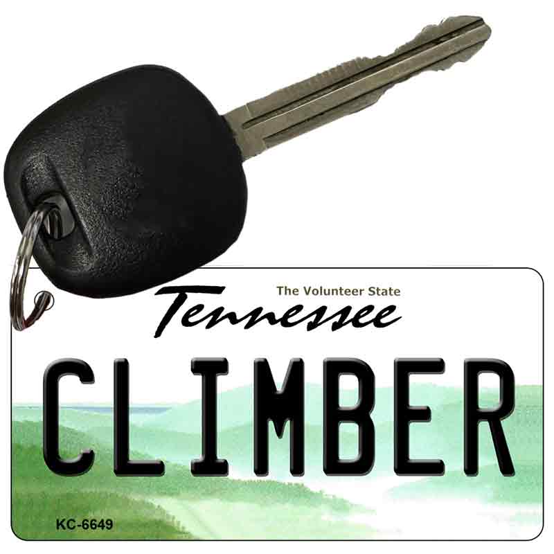 Climber Tennessee License Plate Tag Key Chain KC-6649