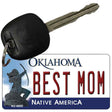 Best Mom Oklahoma State License Plate Tag Novelty Key Chain KC-6655