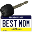 Best Mom Pennsylvania State License Plate Tag Key Chain KC-6662