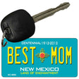 Best Mom Teal New Mexico Novelty Metal Key Chain KC-6692