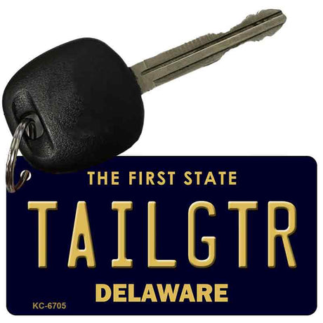 Tailgtr Delaware State License Plate Tag Key Chain KC-6705