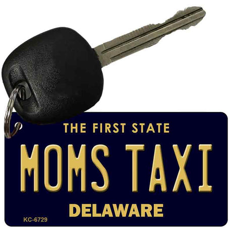 Moms Taxi Delaware State License Plate Tag Key Chain KC-6729