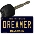 Dreamer Delaware State License Plate Tag Key Chain KC-6736