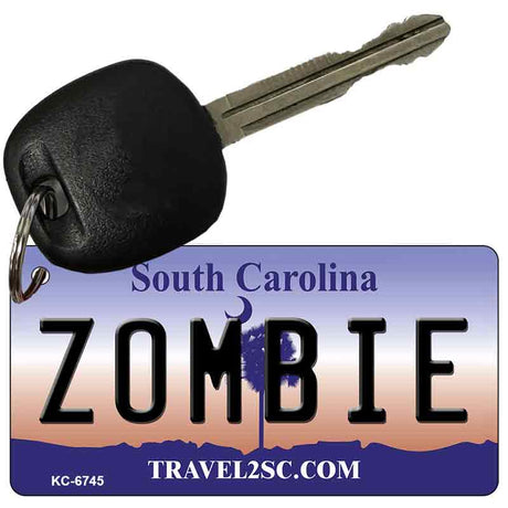 Zombie South Carolina License Plate Tag Key Chain KC-6745