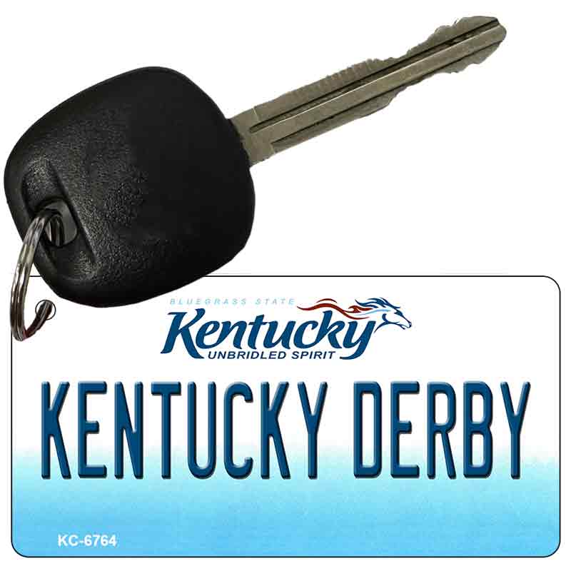 Kentucky Derby State License Plate Tag Novelty Key Chain KC-6764