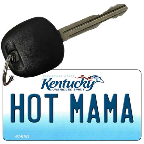 Hot Mama Kentucky State License Plate Tag Novelty Key Chain KC-6769