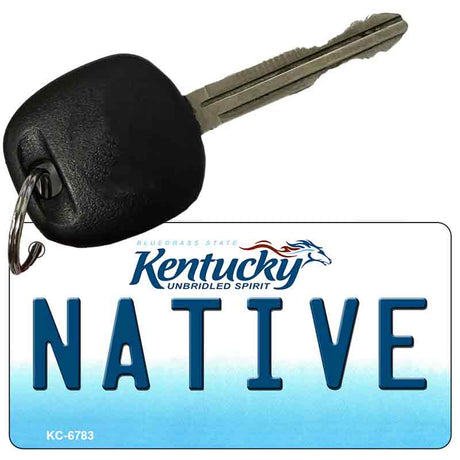 Native Kentucky State License Plate Tag Novelty Key Chain KC-6783