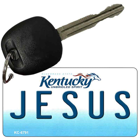 Jesus Kentucky State License Plate Tag Novelty Key Chain KC-6791