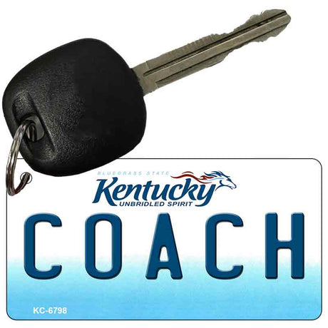 Coach Kentucky State License Plate Tag Novelty Key Chain KC-6798